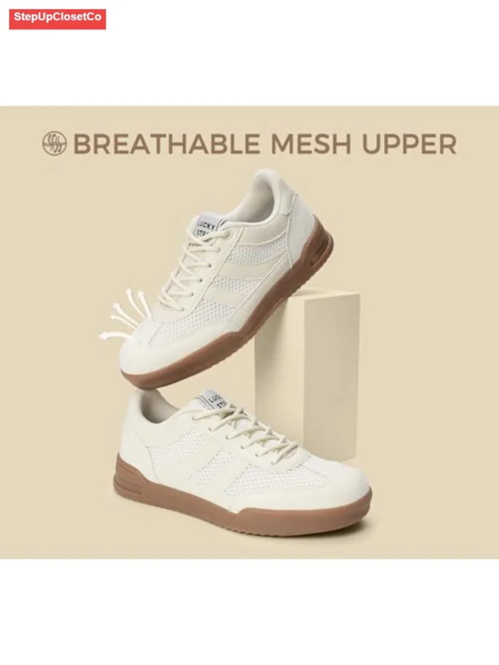 Retro Fashion Sneakers Classic Mesh Gum Sole Tennis Walking Running Shoes